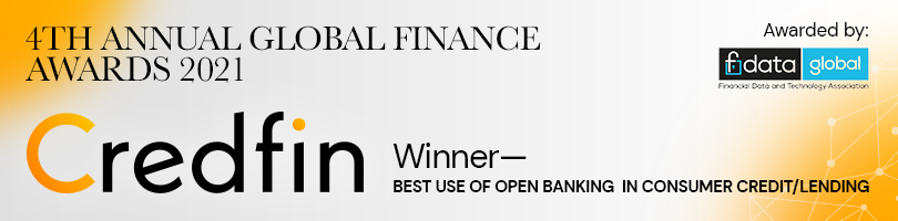 Winner of FDATA 4th Annual Global Open Finance Awards - Credfin